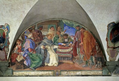 聖アントニウスは2人の偽の乞食、ルネット、1613を追い払う 作： Sigismondo Coccapani